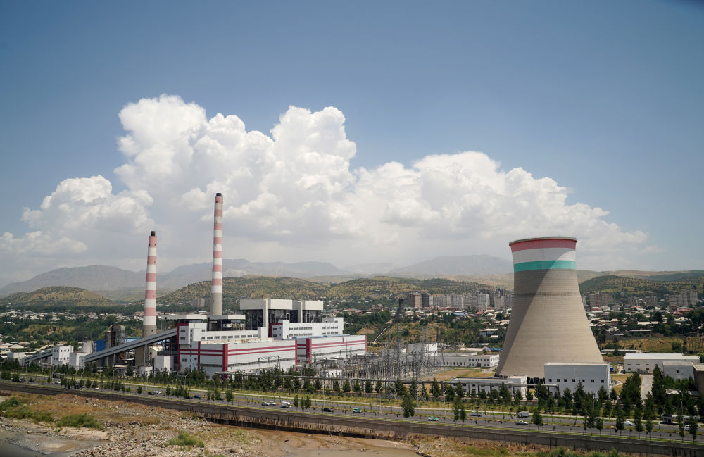 杜尚別2號熱電廠(chǎng)（2024年6月22日攝）。
